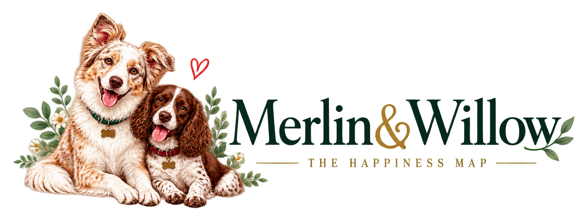 Logo Merlin &amp; Willow – The Happiness Map