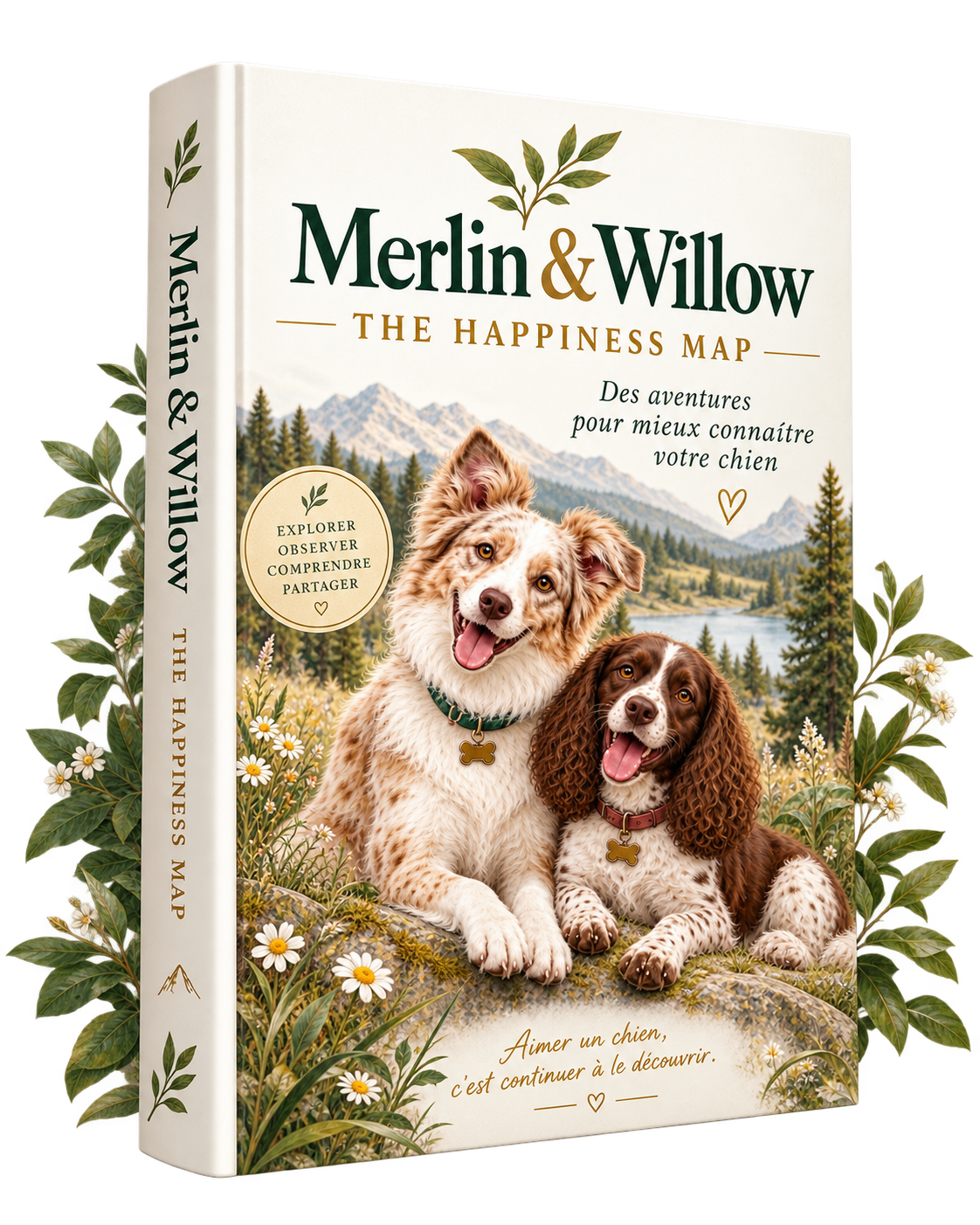 The Happiness Map, livre Merlin & Willow pour mieux connaître son chien