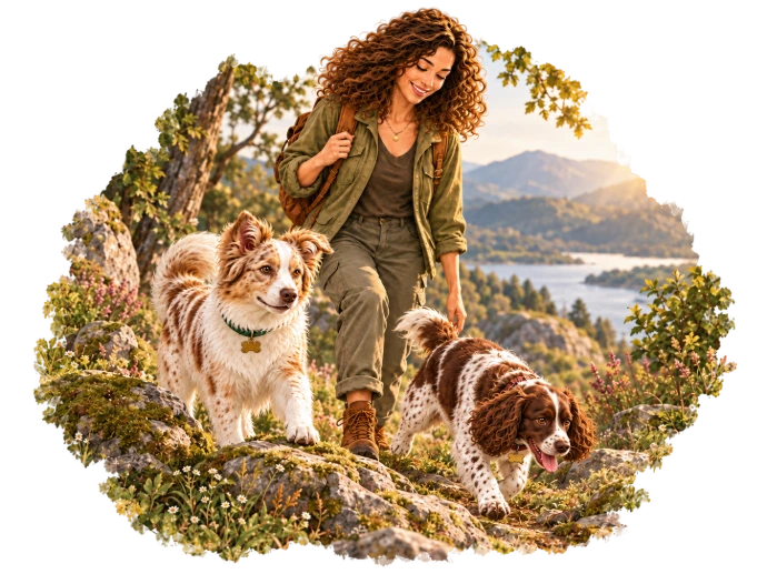 Aurore observe Merlin et Willow pendant une exploration